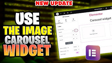 How to Use the Image Carousel Widget in Elementor