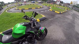 Malaysia B class (B full) motorcycle license | Road course | Practical exam | Training | Demo