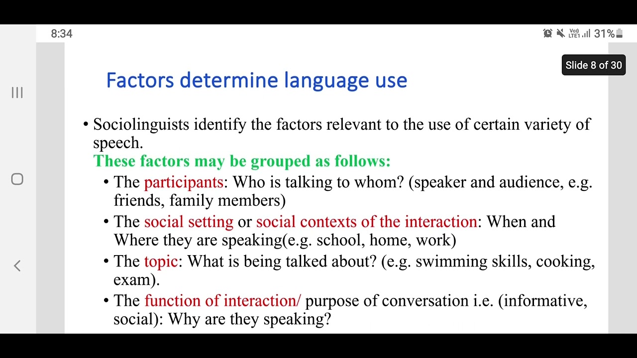 Sociolinguistics/Ch1 part 1( sociolinguistics Sociolinguistics) YouTube