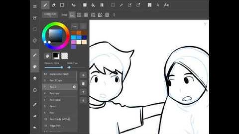 Medibang Android - Membuat komik dengan medibang | No. 1