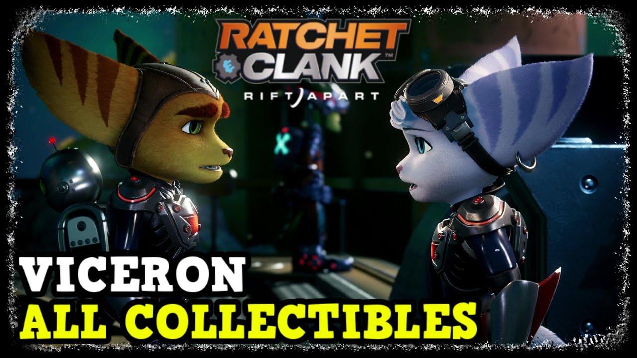 Viceron All Collectibles in Ratchet & Clank Rift Apart (Gold Bolts
