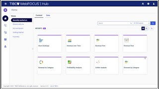 TIBCO WebFOCUS® Hub (9.0.0) screenshot 4