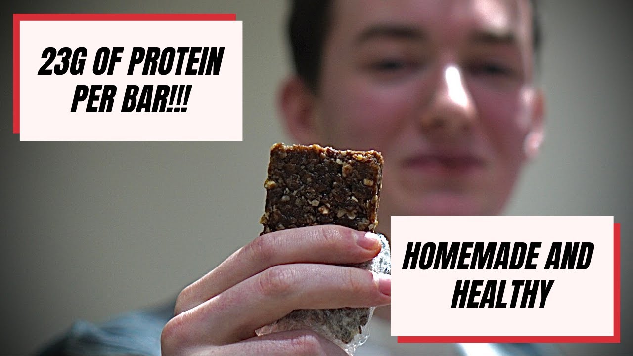 CHEAP AND EASY PROTEIN BAR RECIPE (23g of protein per bar) YouTube