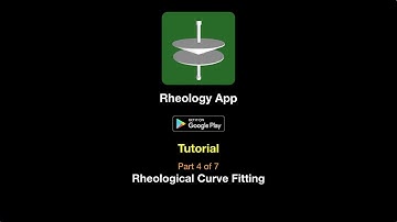 Rheology App Tutorial 4 of 7