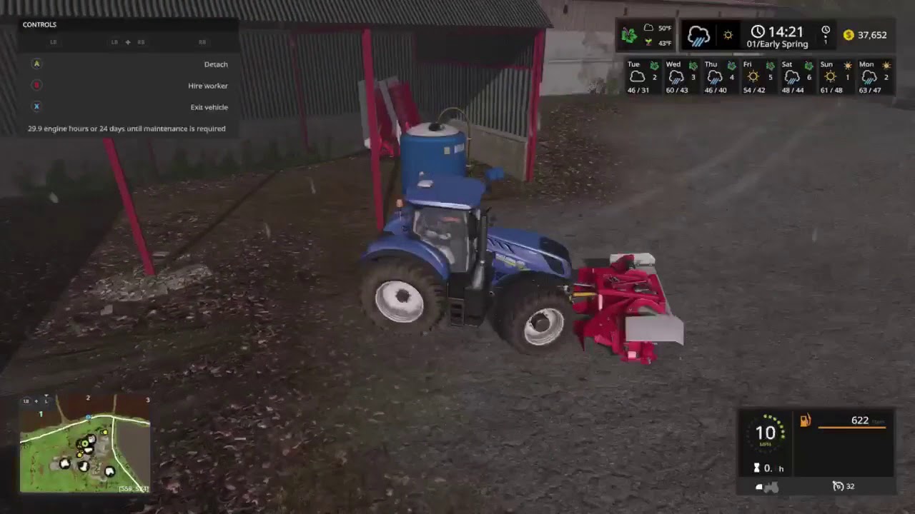 Chellington moving more equipment (Timelapse)