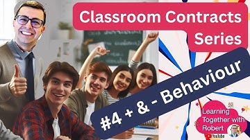 Classroom Contracts - Pos & Neg Behaviour #education #english #teaching #contractor #behaviour