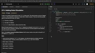 874. Walking Robot Simulation | Leetcode Daily Challenge