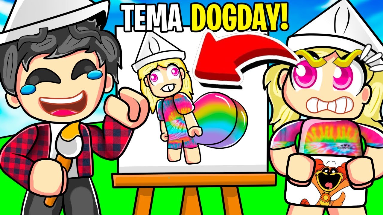 DESENHE RÁPIDO para GANHAR no ROBLOX !! - Estevão, Milla e Milly #soporcausa