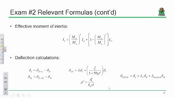 CE 413 Exam #2 Review (2018.04.02)