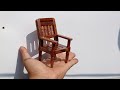 Como hacer una silla colonial miniatura