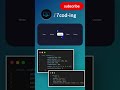 Gooey Navigation | Creative CSS &amp; JavaScript Menu Animation #shorts