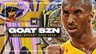 Kobe Bryant's 200809 Season Was A MASTERPIECE!  GOAT SZN