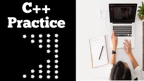 #38 C++ Programming Questions Practice : Star Pattern 14