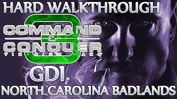 Ⓦ Command and Conquer 3: Tiberium Wars Walkthrough - GDI Mission 1 ▪ North Carolina Badlands