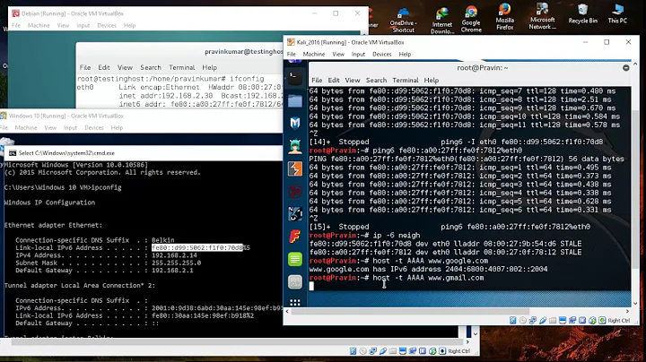 How to use ping and tracert/traceroute command for IPv6 for Linux and windows