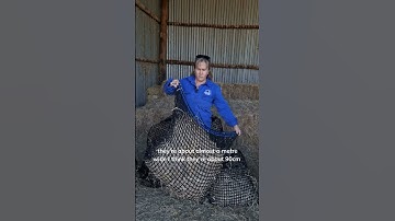 GutzBusta Slow Feed Hay Nets - Opening size comparison