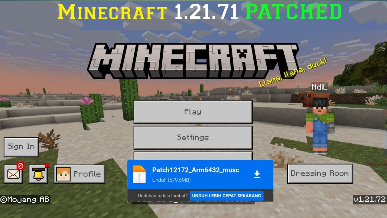 Minecraft Patched 1.21.72 Update | McpePatch 1.21.72 Hotfix - YouTube