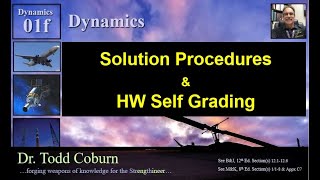 Dynamics: L-01f Solution Procedures & Self-Grading
