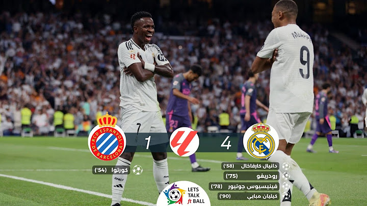 ملخص مباراة ريال مدريد واسبانيول 4 -1 | اهداف ريال مدريد واسبانيول اليوم real madrid