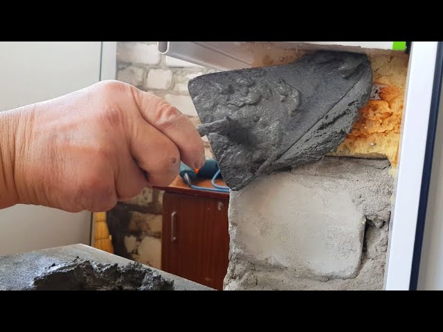 Монтажная 🌟 пена и штукатурка. Мой лайфхак при отделочных 🧱 работах.
