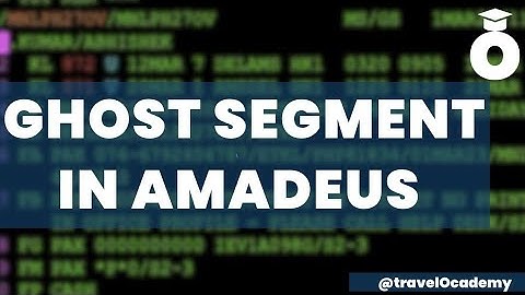 Amadeus Session - 46 | Why & How to add Ghost Segment in Amadeus | GK segments | Dummy PNR | Gaurav