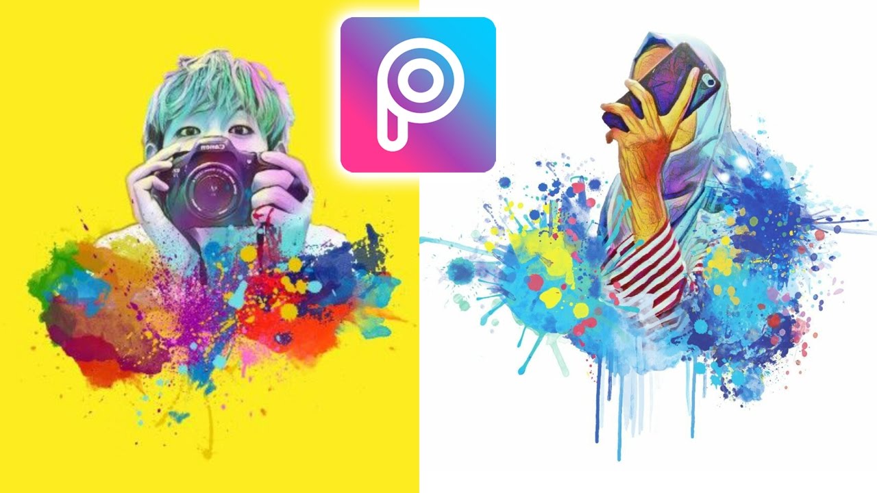 Cara Edit Foto Magic Splash Di Android Dan IOS Picsart Tutorial