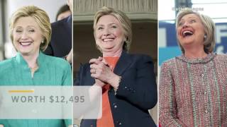 Hillary Clinton wore a $12,495 Armani jacket during a speech about inequality