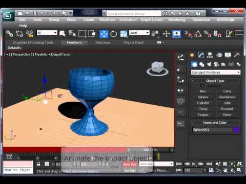Wineglass Breaking with Pulldownit in Max 2012