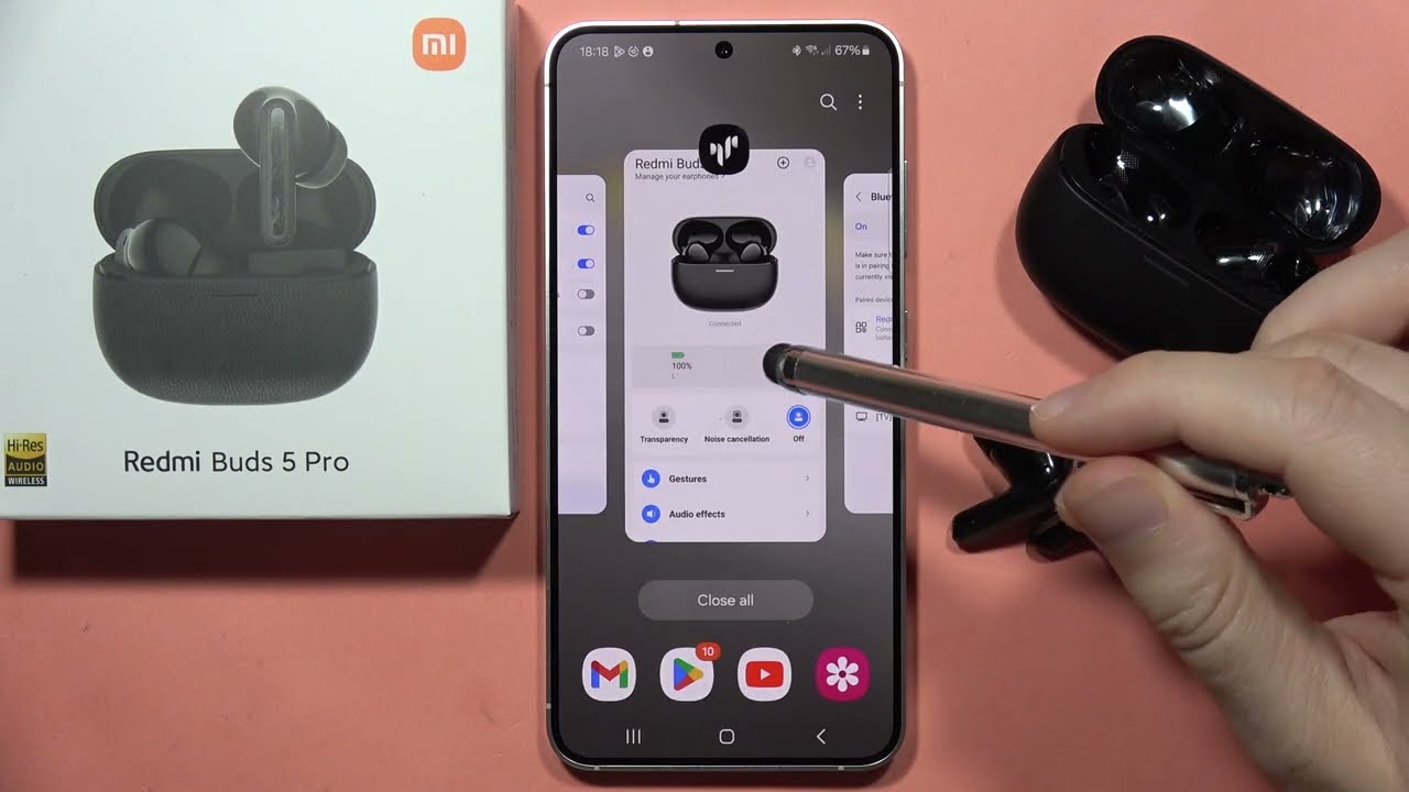 Redmi Buds 5 Pro: Check Battery Level 