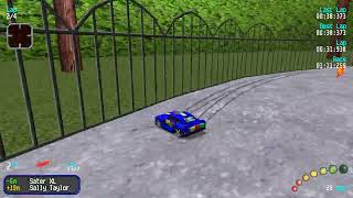 Re-Volt Custom Track Floral Greens by, TheGreenJ, 16 Cars 4 Laps & Pickups!