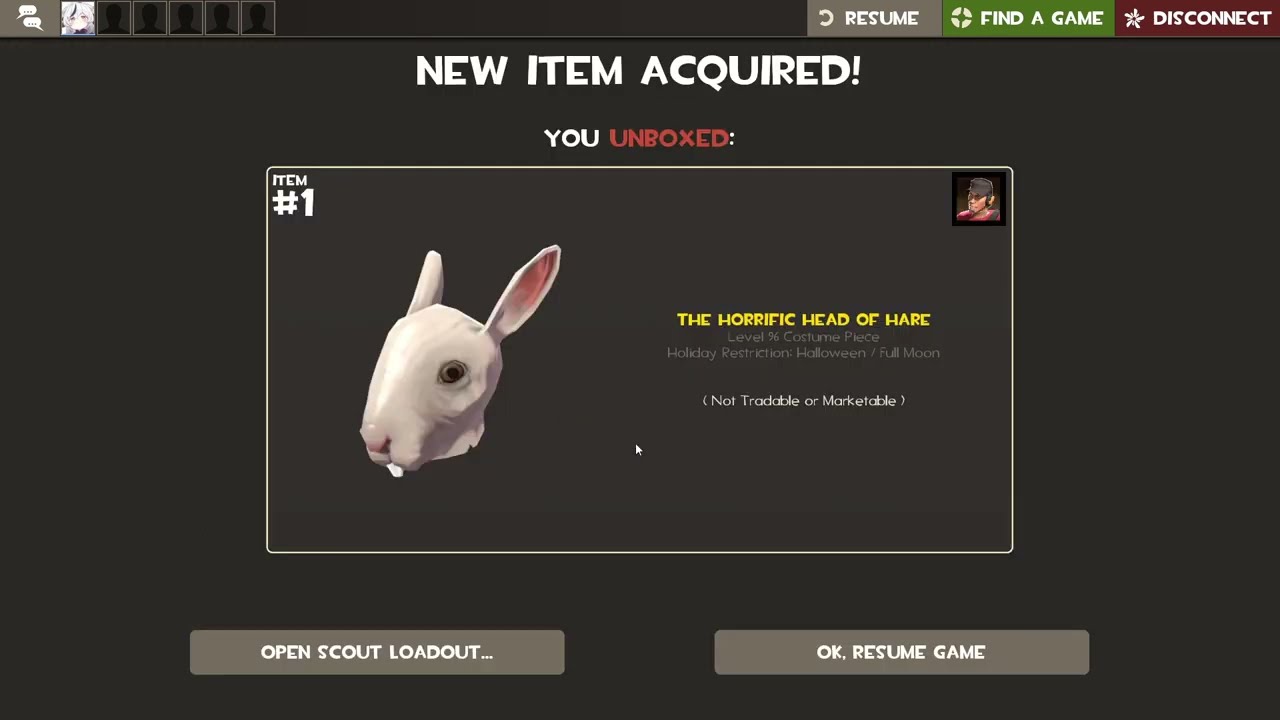 TF2 - unboxing 68 halloween package | scream fortress XVII 2025