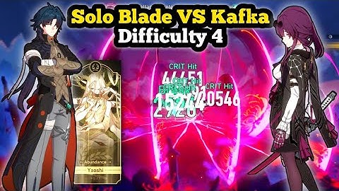 Solo Blade VS Kafka, Simulated Universe World 5 Difficulty 4 | Honkai: Star Rail Indonesia