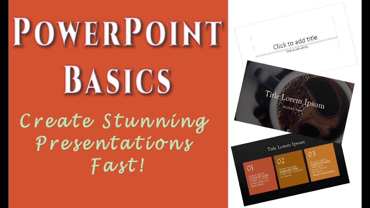 PowerPoint Basics: Create Stunning Presentations Fast! - YouTube