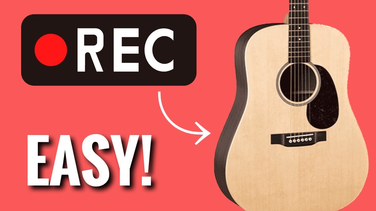 How To Record Acoustic Guitar in 4 Easy Steps YouTube