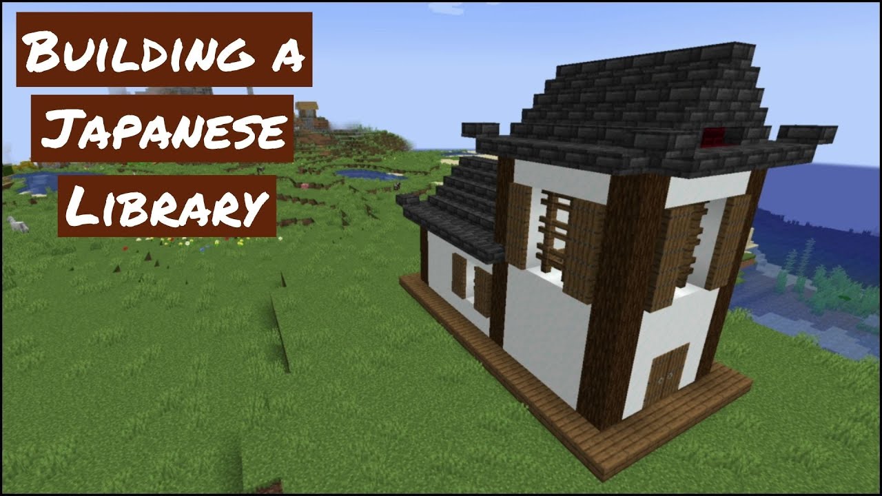 Minecraft Japanese Library How to Build a Japanese Library - YouTube