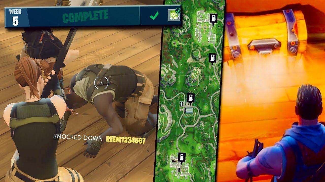 BEST WAY TO COMPLETE ALL FORTNITE WEEK 5 CHALLENGES | G ... - 1280 x 720 jpeg 135kB
