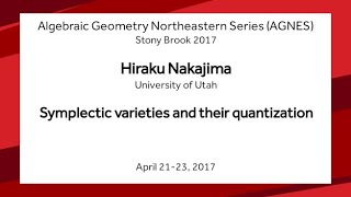 Symplectic varieties and their quantization - Hiraku Nakajima