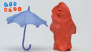 Red And Blue The Umbrella Hd