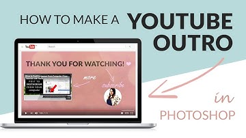 HOW TO MAKE AN OUTRO IN PHOTOSHOP 2017 ♡ Easy Tutorials with Reina