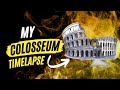 A time lapse of the roman colosseum