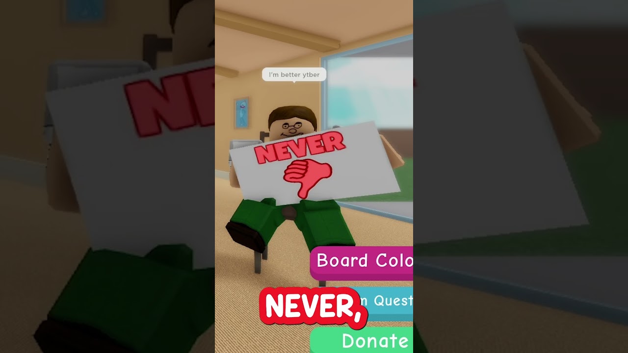 Roblox Never Have I Ever! #roblox #shorts