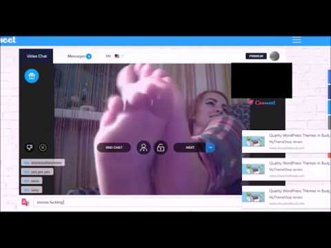 Girls showing me their feet on cam chat - YouTube