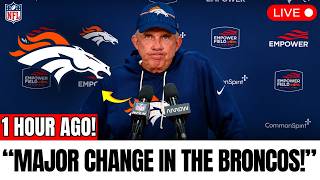 BREAKING! SEAN PAYTON MAKES SHOCKING PRESEASON DECISION! BRONCOS FANS ARE STUNNED!