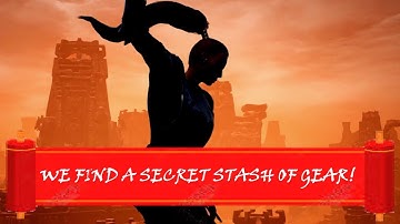 CONAN EXILES:  DURING OUR SCOUT OF BASES WE FIND AN ALPHAS STASH!