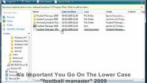 How To Find The Data Editor On Football Manager 2009