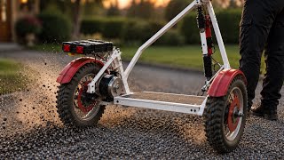 I Built My Own 3-Wheel Electric Bike From Scratch! 🔧⚡