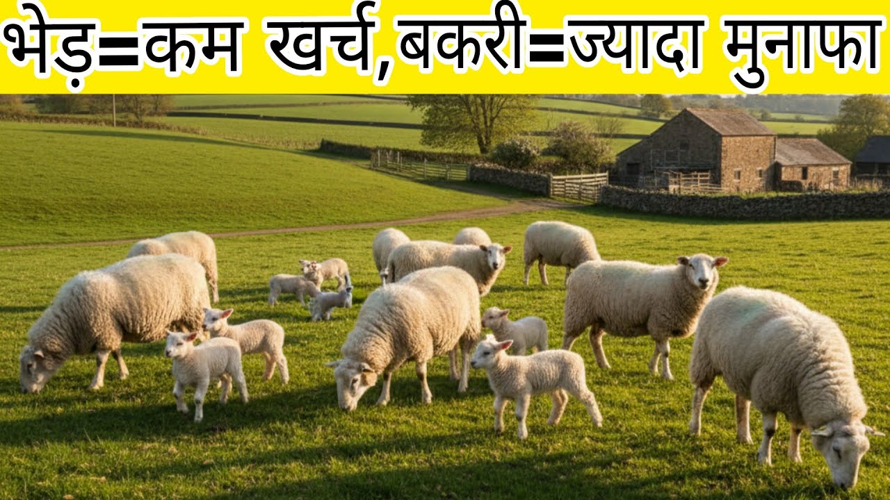 7. 📈 भेड़-बकरी पालन का असली हिसाब – मुनाफे की सच्चाई! 