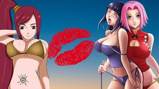 Naruto Girls Ships & Kiss #shorts #naruto #anime