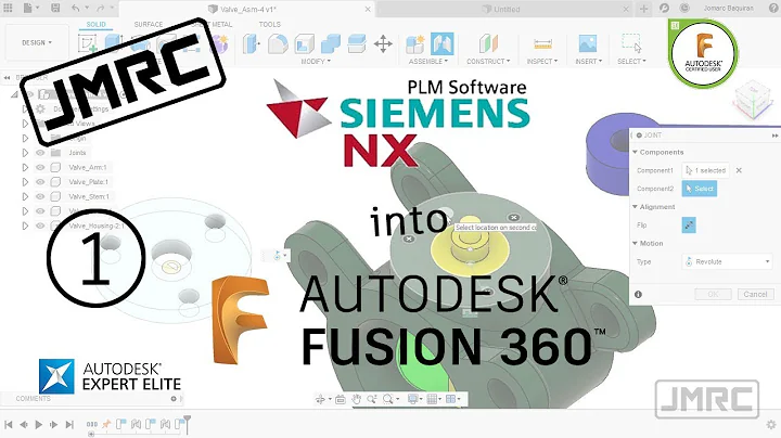 NX to Fusion 360 | Importing the files 01