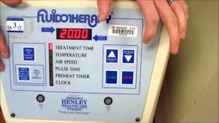 Cleaning the Fluidotherapy
